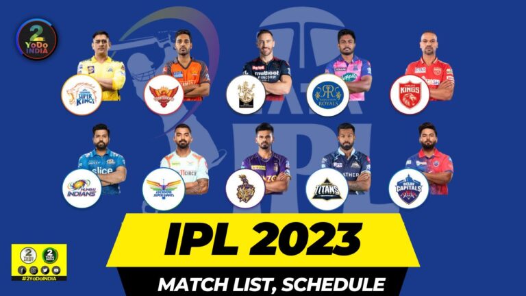 IPL 2023 Schedule Match List